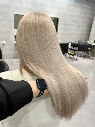 ロング カラー Via officialのヘアスタイル