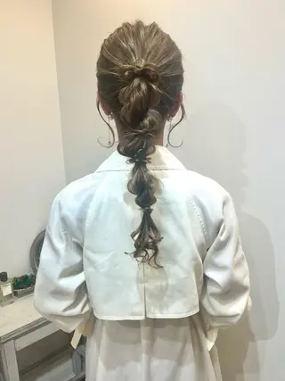 ロング ヘアアレンジ 🪞Unge チヒロ 女性限定のヘアスタイル