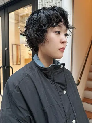 ショート Neelu所属・小木曽 新大のヘアスタイル