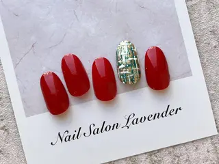 ネイル 佐藤 ニーナ★ラベンダーのネイルデザイン