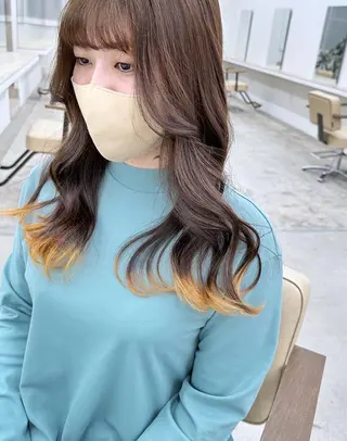 セミロング マンツーマン施術🦋 ayajuのヘアスタイル