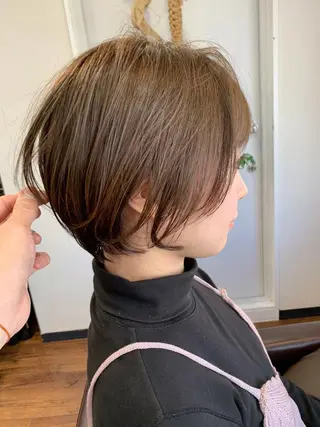 ショート 縮毛矯正/ショート/ レイヤー/畑中正敏のヘアスタイル