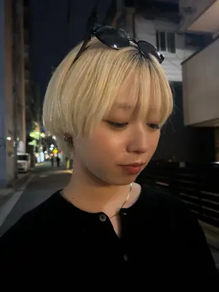 ショート カラー yuuka/透明感艶 カラー🧚🏼🫧のヘアスタイル