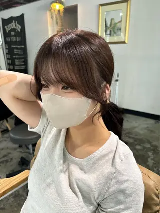 カラー La fith hair ray 札幌店所属・顔まわり/W カラー/リョウのヘアスタイル