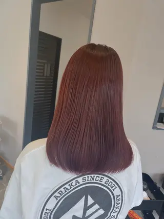 ミディアム 緒方 つばさのヘアスタイル