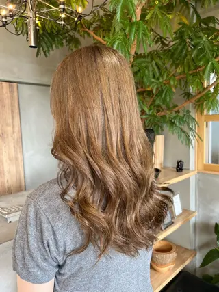 ロング カラー SHINYA シンヤヘアーズのヘアスタイル