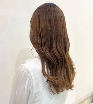 ロング カラー 髪質改善カラー🤍 エクステ✨君島由実子のヘアスタイル