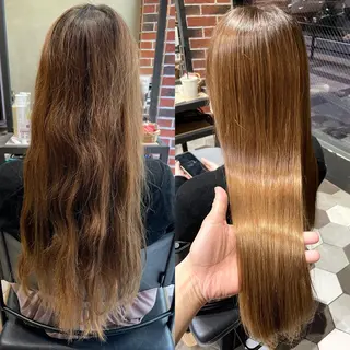 ロング パーマ 縞田 健一のヘアスタイル