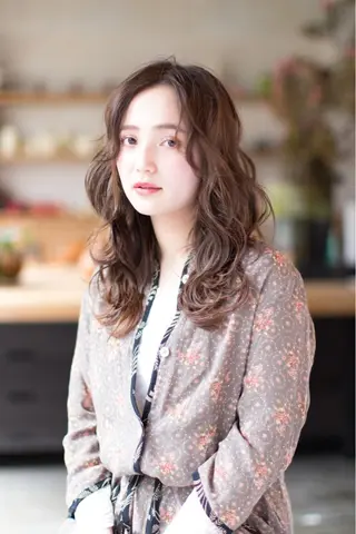 セミロング 韓国風カット/ 髪質改善 黒崎のヘアスタイル