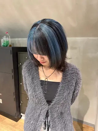 ミディアム カラー Hina/ハイライト 、パーマモデル募集中のヘアスタイル