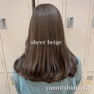 ロング カラー パーマ ヘアアレンジ メンズ キッズ ネイル マツエク・マツパ 新宿駅近♡友達とOK 🦋W -ワット -のヘアスタイル