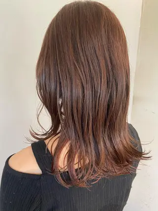 ミディアム アメリラブヘアー 土屋　洋平のヘアスタイル