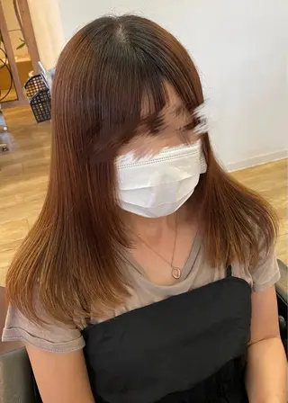 ロング アミーベル🧸🧡 本店✂️しおりのヘアスタイル