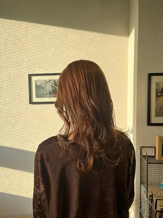 ロング the OSCAR所属・韓国ヘアスタイリスト Harukaのヘアスタイル