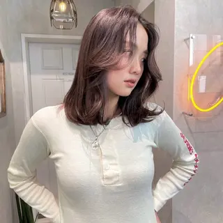 カラー 透明感モテスタイル 💞SHIORI💞のヘアスタイル