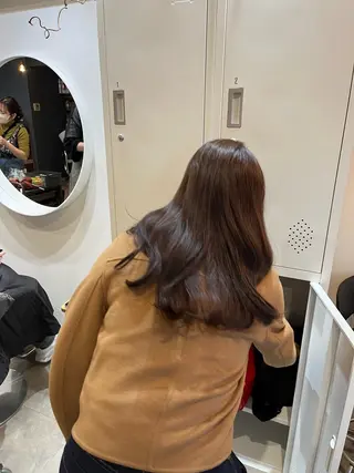 ロング カラー 下石怜子/レイヤー/ 透明感カラーのヘアスタイル