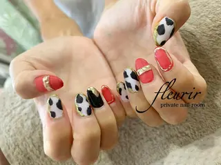 ネイル フルリール 【プライベートサロンのネイルデザイン