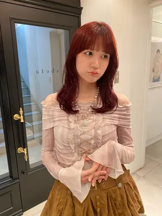 セミロング カラー riria/ボブ /ブラウンカラー🎀のヘアスタイル