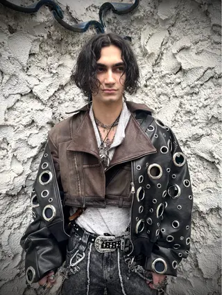 メンズ デザインカラー⭐︎★ 🐆hyo🐆のヘアスタイル