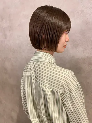 ショート カラー gotoday shiare salon渋谷モディ店所属・大人ヘア/ショート/ ボブ/レイヤーのヘアスタイル