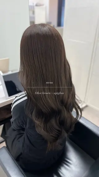 ロング カラー 髪質改善美容室　Lino 香芝五位堂店所属・runa｜艶と透明感 を叶える 奈良香芝のヘアスタイル