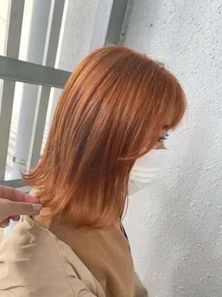 ミディアム カラー 後藤紗英/髪質改善 /オリーブベージュのヘアスタイル