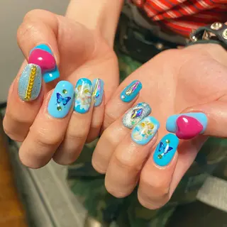 ネイル To Me Nail所属・🩵 mei🩵のネイルデザイン