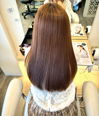 ロング 中川 真帆のヘアスタイル