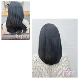 セミロング GRANLUSSO 〜グランルッソ駅前店所属・木口 嘉美のヘアスタイル