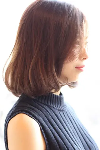 ミディアム カラー パーマ Lond labのヘアスタイル