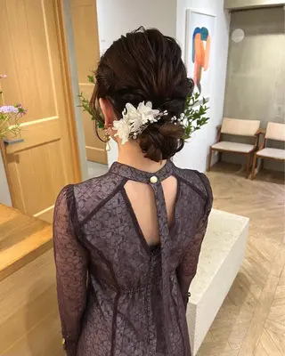 セミロング レイヤーカット/暖色 カラー/mao🎀のヘアスタイル