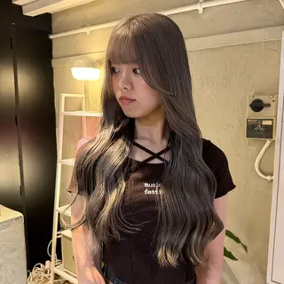 ロング カラー ヘアアレンジ 海外/ハイトーン🪽 ☯️ami☯️のヘアスタイル