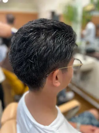 ショート メンズ men's hair sasaki 　メンズ ヘア ササキ所属・メンズパーマ/新宿 フェード/上田のヘアスタイル