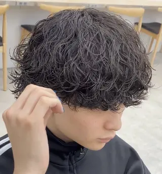 パーマ メンズ 仙台フェザーパーマ/ fifth/遠藤楓雅のヘアスタイル