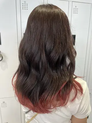 ロング カラー デザインカラー 🎀REINA🎀のヘアスタイル