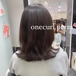セミロング パーマ ボブパーマ ♡ヨシカワハナコのヘアスタイル