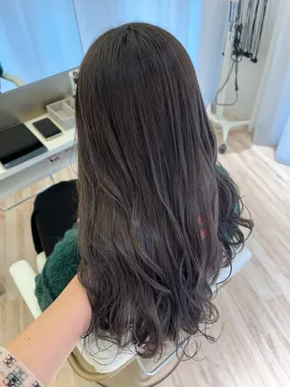 ロング カラー ParveMix 楠本結菜のヘアスタイル