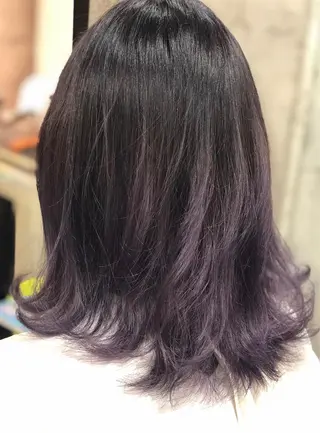 セミロング uti所属・菊池 幹のヘアスタイル