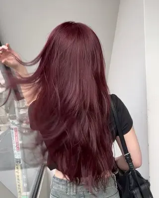 ロング カラー 🎀暖色/ラベンダー /paru🤍のヘアスタイル