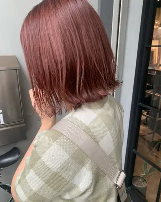 ミディアム カラー 野々村 朋美のヘアスタイル