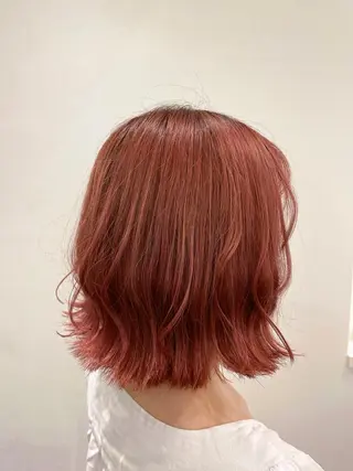 ミディアム カラー GO TODAY シェアサロン 原宿Verno店所属・髪質改善/ブリーチ/ ボブ特化/よしきのヘアスタイル