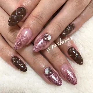 ネイル She nail studio 原宿所属・パラジェル有/ スカルプ/mahoのネイルデザイン