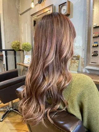 ロング カラー エクステ指名No.1 【店長】橘田のヘアスタイル