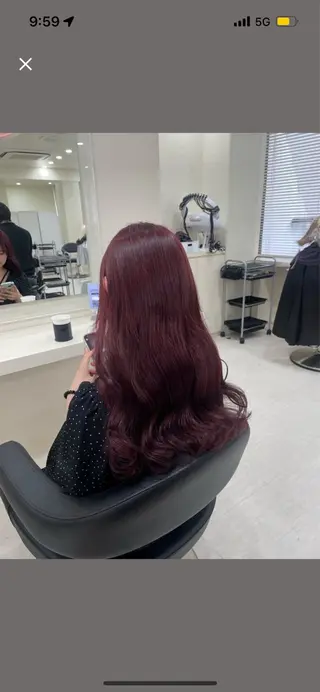 カラー 🍒暖色カラー🍒 YUUNAのヘアスタイル