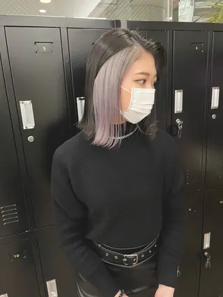 ミディアム カラー kahuli  hair Ulu 「カーフリヘアウル」所属・鎗田 健のヘアスタイル