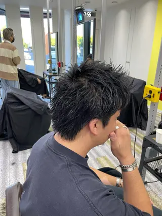 ショート メンズ 【メンズ特化】岩瀬 武【メンズパーマ】のヘアスタイル