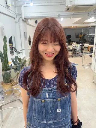 セミロング ボブパーマ🥣KON コンナツミのヘアスタイル