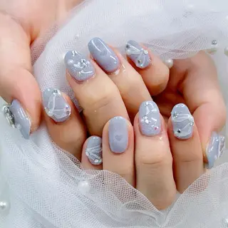 ネイル パーツ全部¥110 サロンミミのネイルデザイン