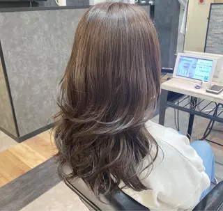 ロング 矢部 萌深のヘアスタイル