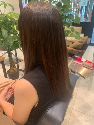 ロング 近 紗理奈のヘアスタイル